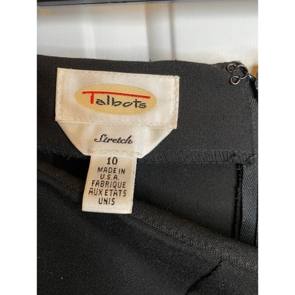 Talbots Black Midi Penci Skirt Size 10 - Picture 4 of 6